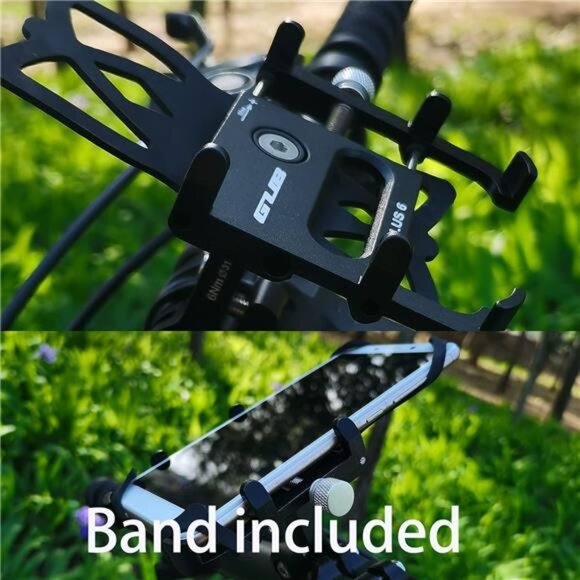 Bike Phone Mount Holder, Aluminum Phone Holder Mount with 360° Rotation - Picture 11 of 16